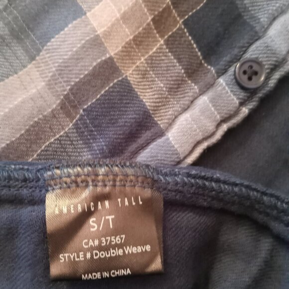 Men's Plaid Shirt, size Small-Tall - Picture 6 of 7